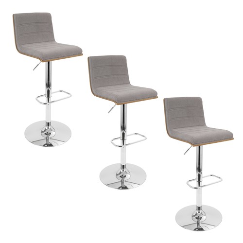 Vasari Adjustable Barstool - Set Of 3